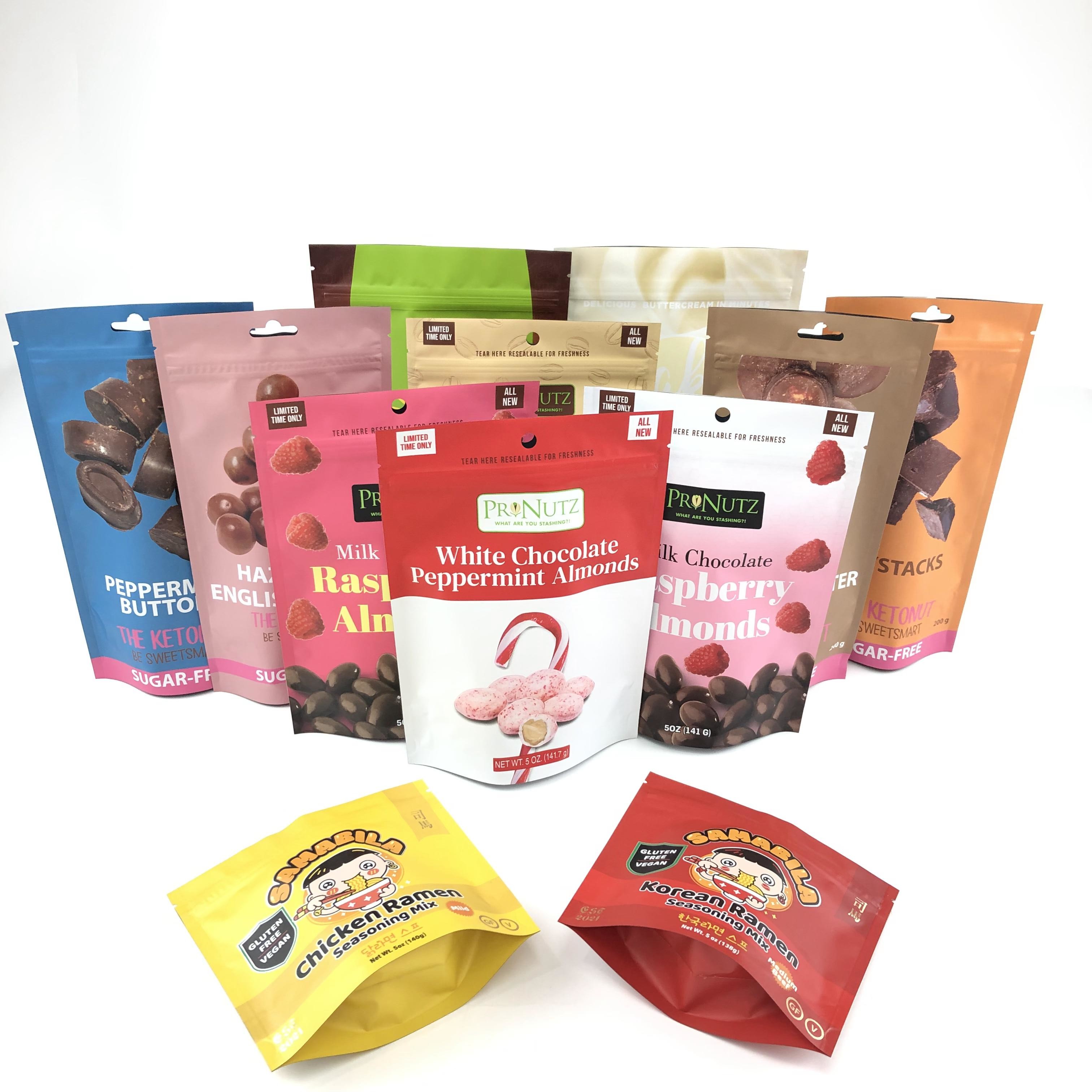 14อาหาร แพคเกจ อุตสาหกรรม เอกลักษณ์ กระเป๋าบรรจุที่มีการพิมพ์โลโก้ตามต้องการ