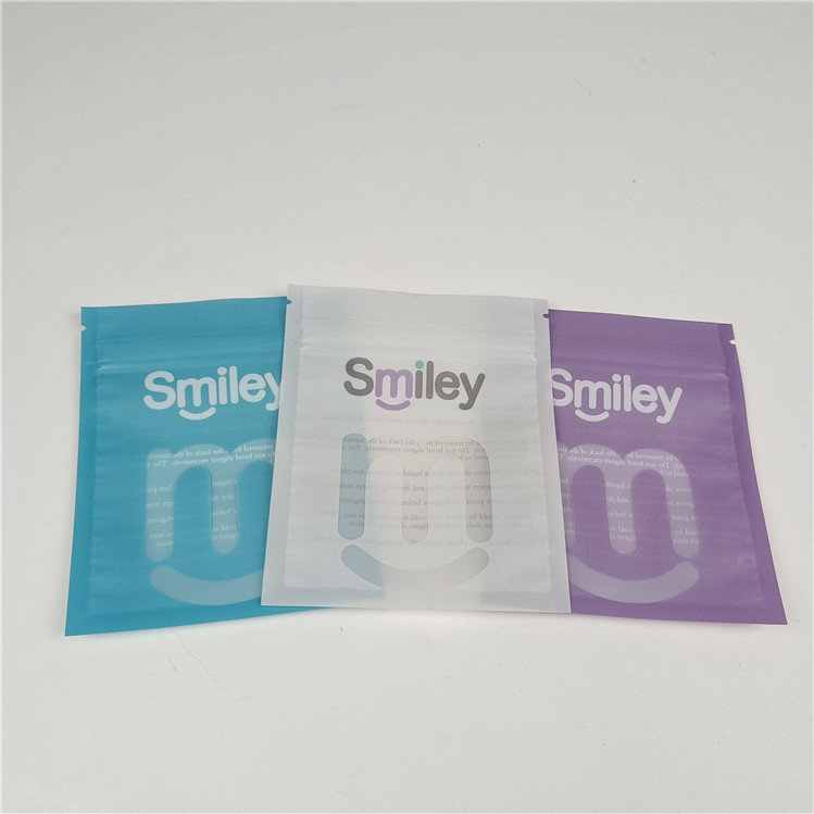 เครื่องปรับฟันใส Mylar กระเป๋าพลาสติกปิดสามด้าน แพคเกจกันรั่วและกันความชื้น