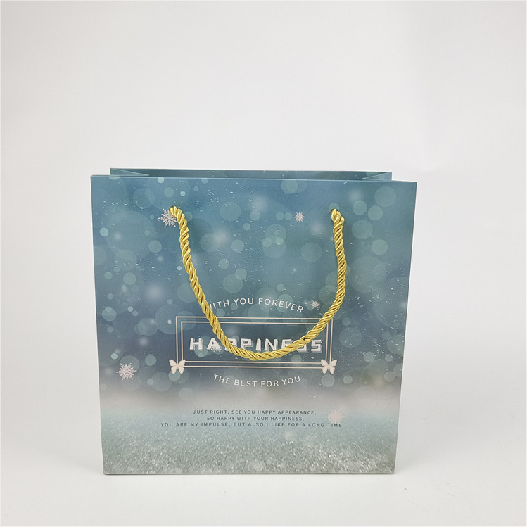 ขายดีที่สุด โลโก้ที่เป็นมิตรต่อสิ่งแวดล้อมที่สามารถนําไปใช้ใหม่ กระเป๋ากระดาษการช้อปปิ้งที่พิมพ์