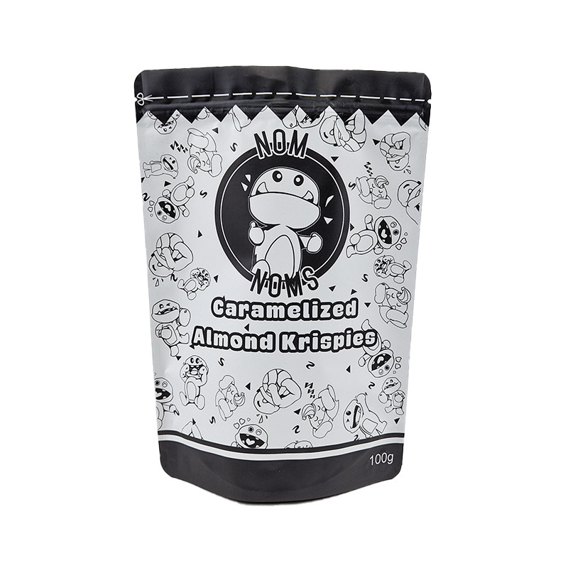 กระเป๋าบรรจุอาหารแห้งพลาสติกใช้ครั้งเดียว เหมาะสําหรับแสดงสินค้า