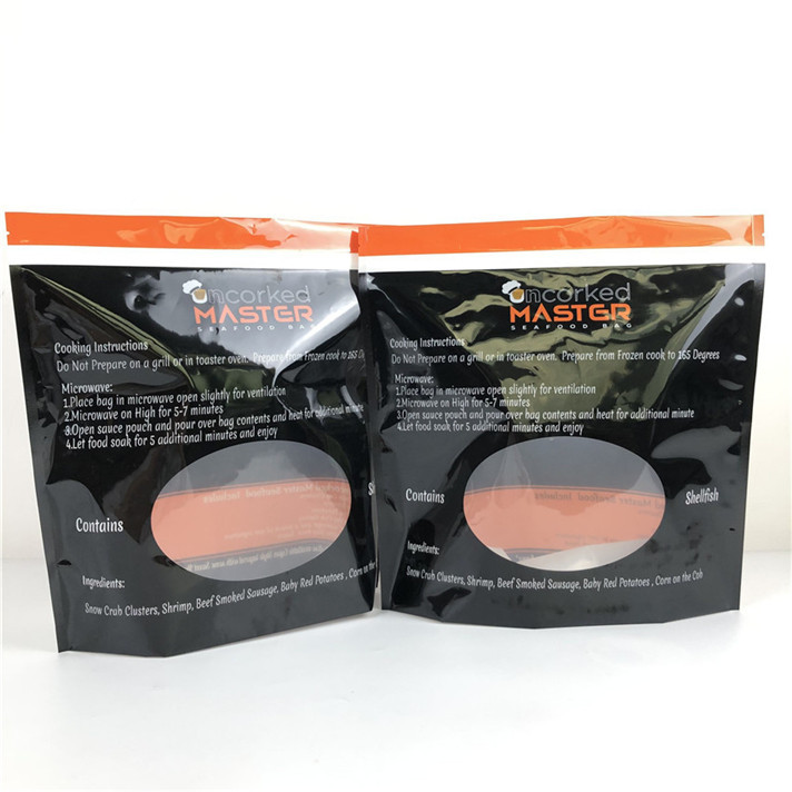 แมท อลูมิเนียมฟอยล์ ยืนขึ้นกระเป๋า Ziplock Gravure การพิมพ์สีที่กําหนดเอง