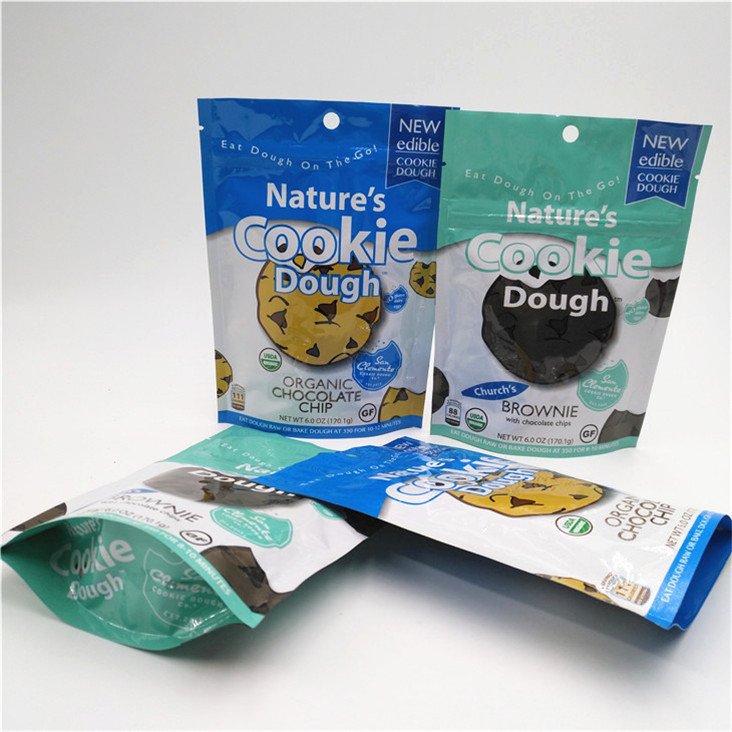 ขายดีที่สุด เซลความร้อน โลโก้ที่กําหนดเอง พิมพ์ ยืนขึ้น ซิปเปอร์กระเป๋า ซีลอาหารพลาสติกที่ปิดใหม่