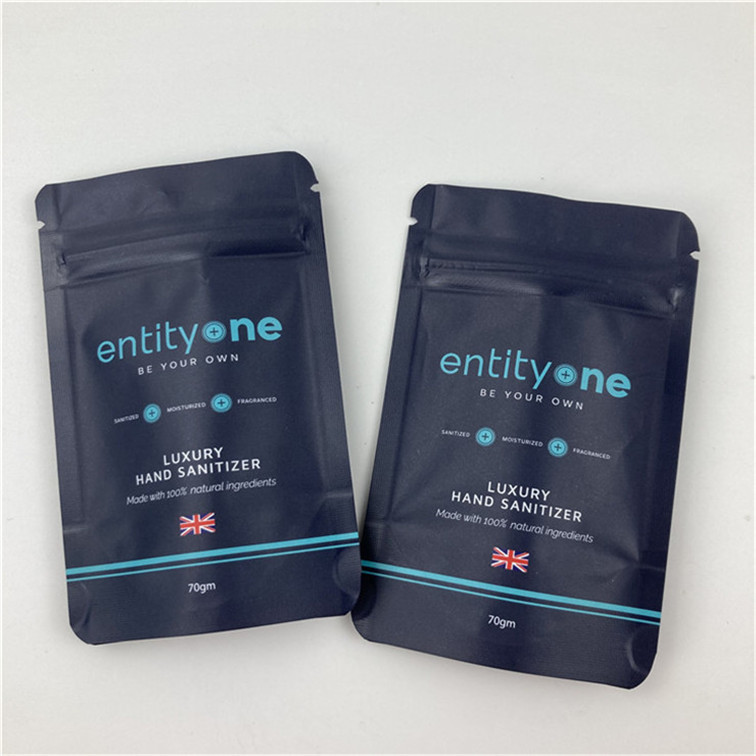 โลโก้ที่กําหนดเอง พิมพ์กระเป๋ายืนพร้อมกับซิป แมท ปลายโฟลยอลูมิเนียม Mylar Doypack