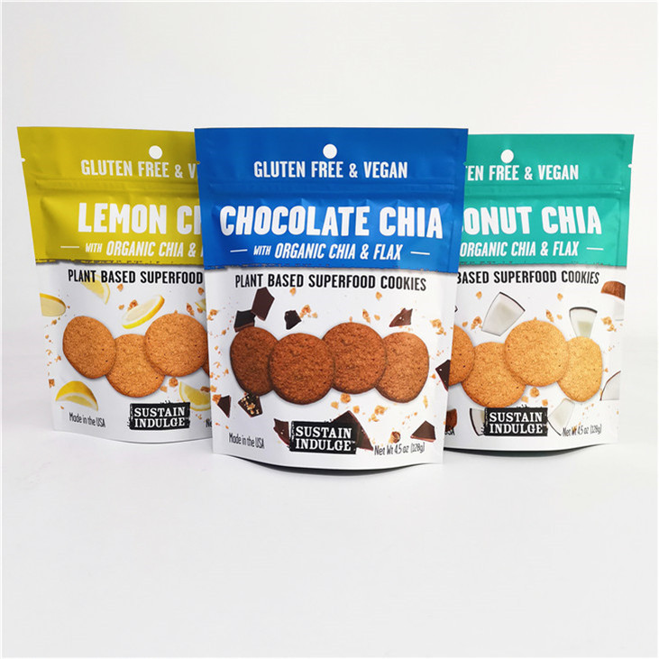 โลโก้ที่กําหนดเอง พิมพ์โฟลยอลูมิเนียม Mylar Doypack กับการจัดการพื้นผิวการพิมพ์ Gravure