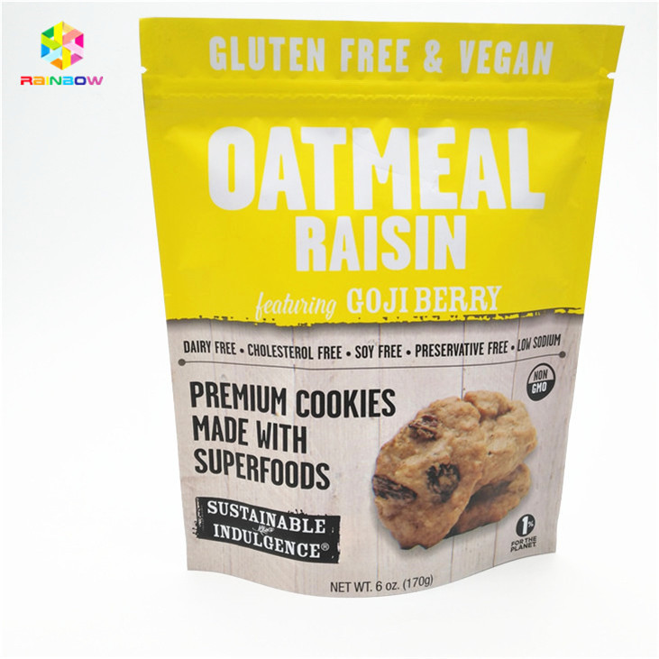 วัสดุที่เป็นมิตรต่อสิ่งแวดล้อมและปลอดภัย กระเป๋าบรรจุอาหารว่าง