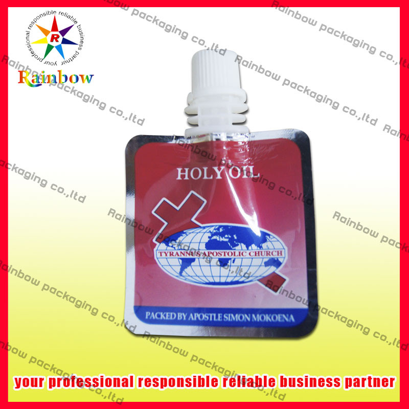 บรรจุภัณฑ์ถุงพวยเกรดอาหารด้วยการแตะสำหรับการจัดเก็บน้ำแร่