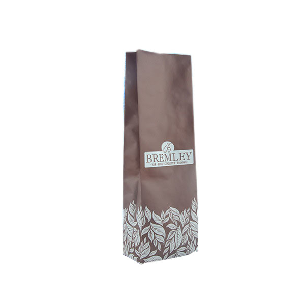 อาหารเกรดด้านล่างแบน Eco Friendly Stand Up Pouches วาล์ว Degassing บรรจุภัณฑ์กาแฟ