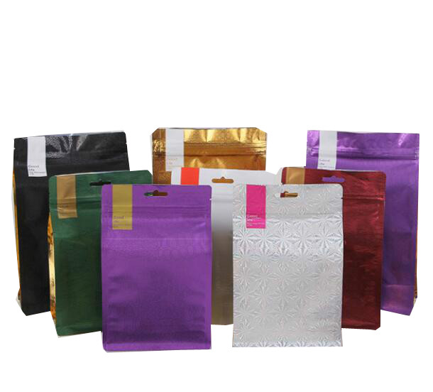 ขายส่งอลูมิเนียมฟอยล์ดีบุกผูกบล็อกแบนด้านล่างถุงบรรจุภัณฑ์กาแฟที่มีวาล์ว degassing 500 กรัม 1 กิโลกรัม