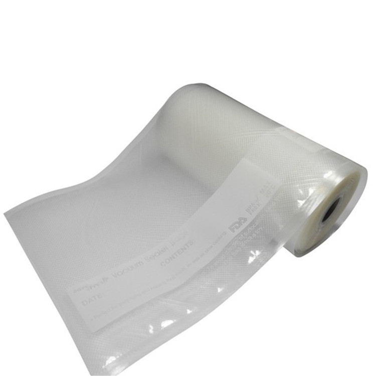 ฟิล์มบรรจุภัณฑ์อาหาร 11X50 4 ล้านนูนพาณิชย์ม้วนสูญญากาศเกรดเชิงพาณิชย์