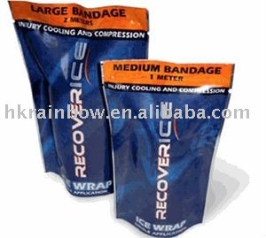 อาหารเกรด PE ยืนขึ้นขนมขบเคี้ยวบรรจุภัณฑ์ถุงพลาสติกที่มีซิปสำหรับอาหาร