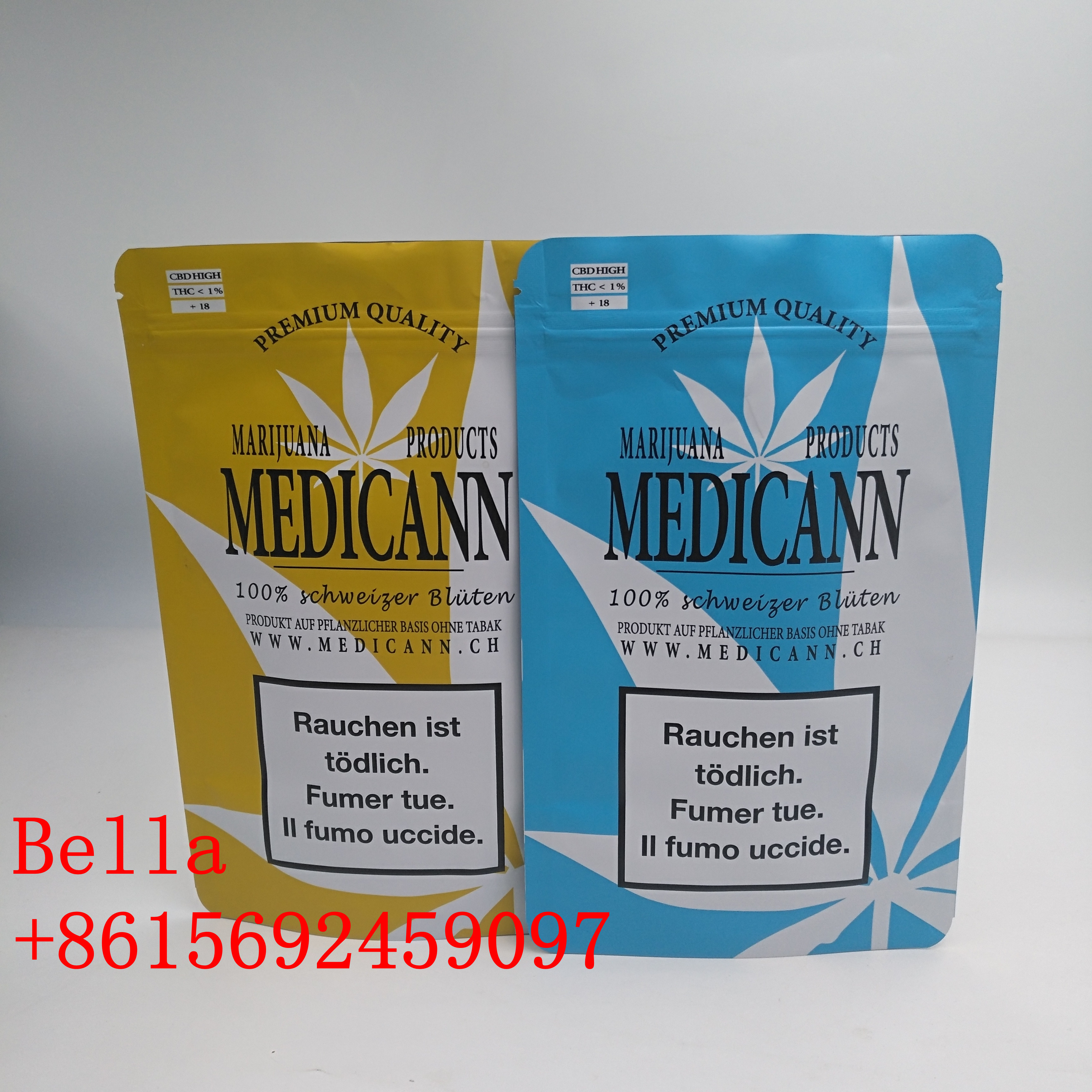 บรรจุภัณฑ์ถุงพลาสติกปิดผนึกความร้อนสามชั้นเคลือบด้วยการพิมพ์โลโก้