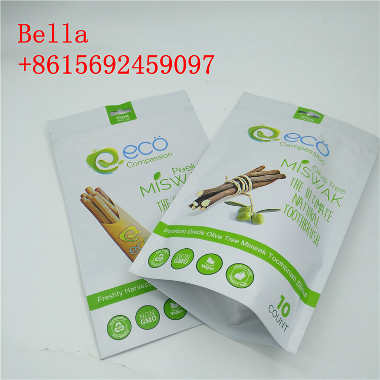 เคลือบด้าน Ziplock ถุงบรรจุภัณฑ์ขนมขบเคี้ยวหลักฐานความต้านทานการเจาะ