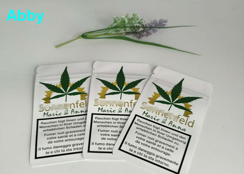 ถุงพลาสติกพิมพ์ CMYK สีทองพร้อมถุงพลาสติก