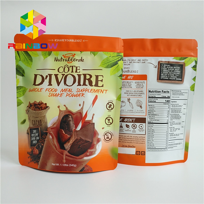 ถุงอลูมิเนียมฟอยล์เคลือบมันลามิเนต 100mircon สำหรับคุกกี้อบน้ำตาล