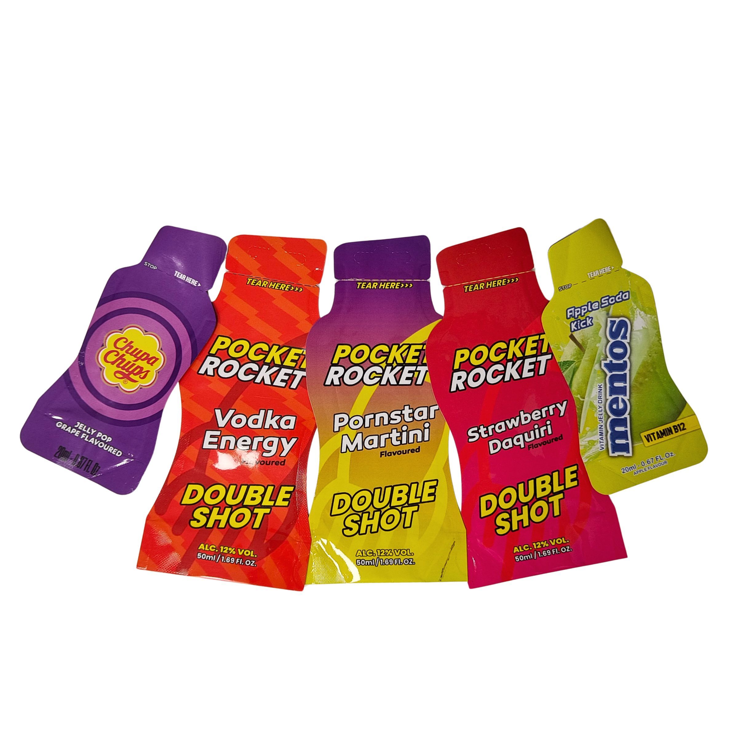 ถุงไมลาร์โฮโลแกรมพิมพ์ลายแบบกำหนดเอง ถุงบรรจุภัณฑ์ย่อยสลายได้ทางชีวภาพแบบปิดผนึกได้สำหรับถุงขนม