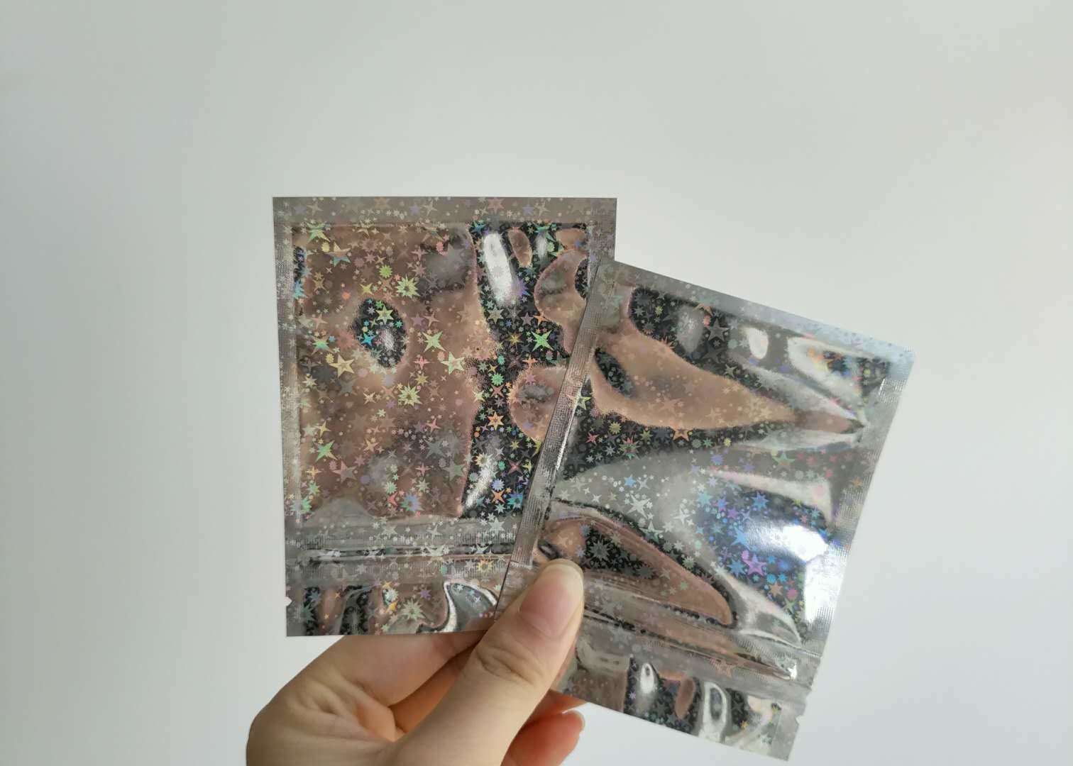 โครงสร้างอลูมิเนียมฟอยล์แบบกำหนดเองกระเป๋า 5 มม. ด้านปิดผนึกสำหรับบุหรี่