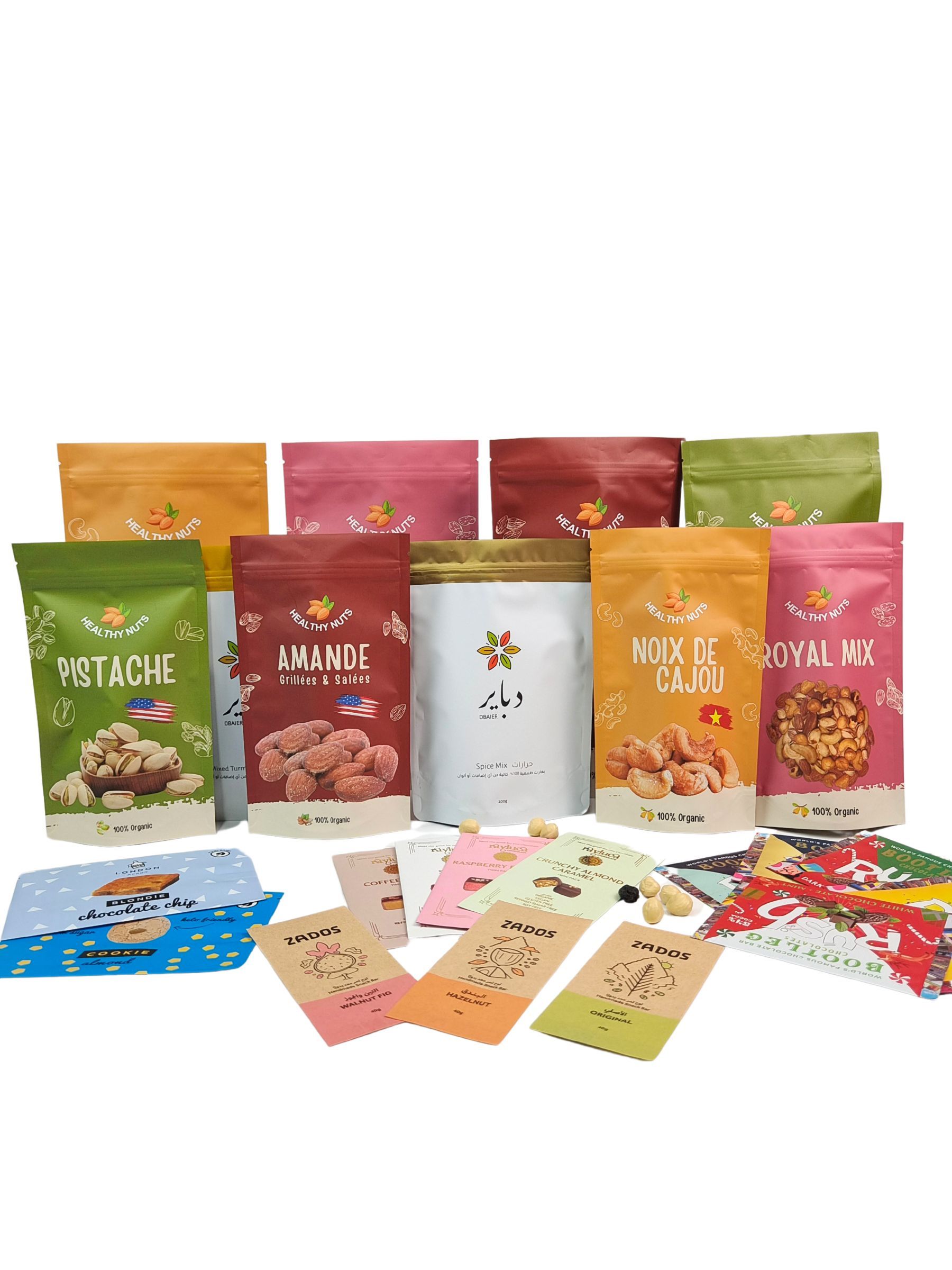 สินค้าอาหารระดับสนาคพัสดุบรรจุ ผนึกความร้อน กระเป๋าซิปอลูมิเนียมสําหรับถั่ว ชา กาแฟ อาหารสัตว์เลี้ยง