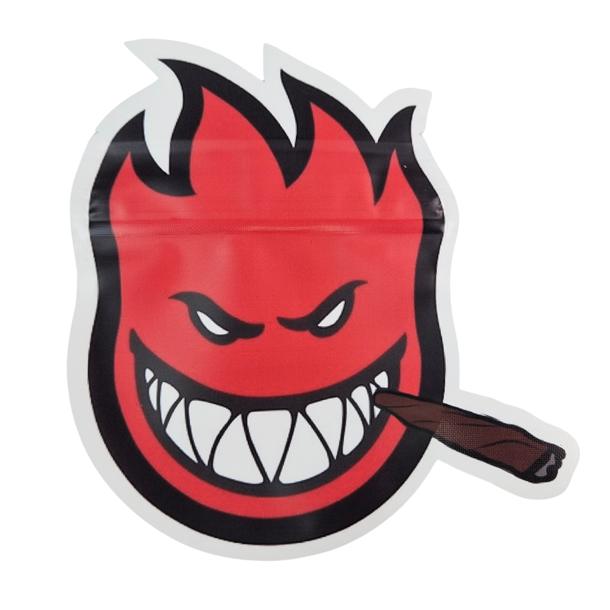 ถุงบรรจุภัณฑ์พลาสติกแบบซองสำหรับคุกกี้รูปทรงไม่สม่ำเสมอ Die Cut, Soft Touch, ปิดผนึกด้วยซิปล็อค, ป้องกันกลิ่น, ขนาด 3.5 กรัม 7 กรัม, Mylar