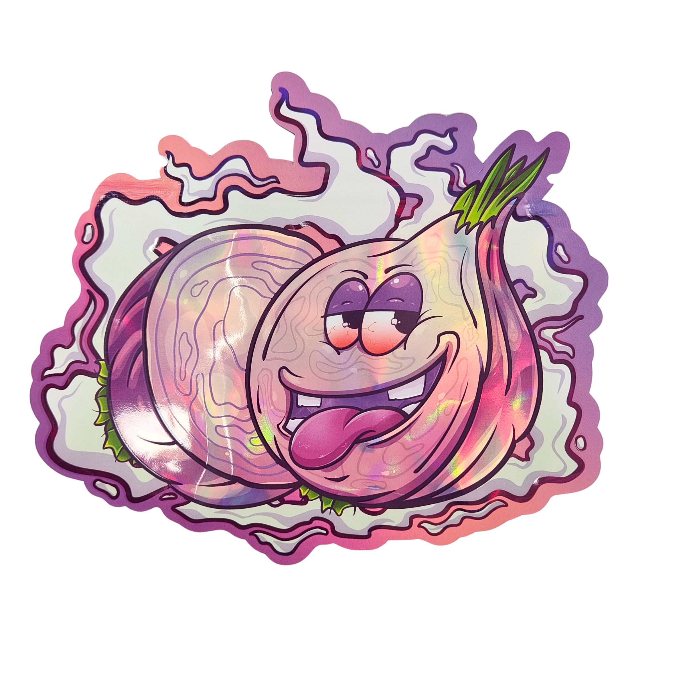 กระเป๋าสะพาย Mylar แบบโฮโลแกรฟิค มีซิปสําหรับขนมหวาน สมุนไพร ดอกไม้แห้ง ยางเบสกิต น้ําตาล แพคเกจกันเด็ก