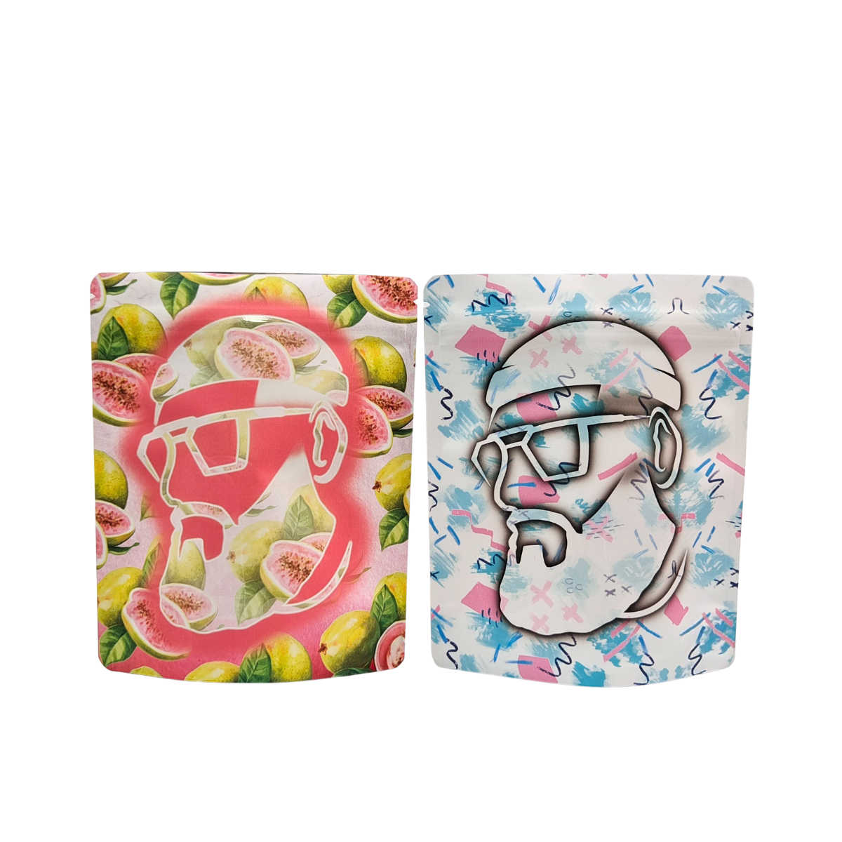 ถุงซิปล็อคไมลาร์แบบใช้ซ้ำได้ 3.5 กรัม 1 ออนซ์ ถุงฟอยล์อลูมิเนียมตั้งได้ ป้องกันกลิ่น ถุงไมลาร์เก็บอาหาร Cali พิมพ์ลายตามสั่ง