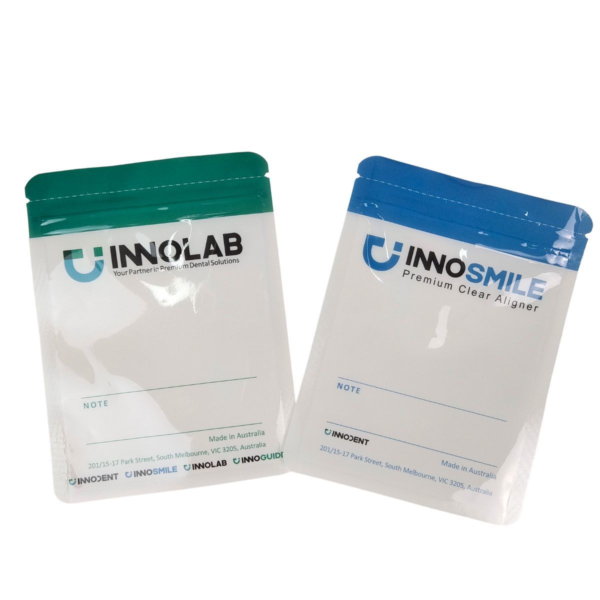 กระเป๋าซิปปอร์โลโก้ที่สามารถปรับแต่งได้ สําหรับเครื่องปรับฟันที่มีการปิดความร้อนและกระเป๋าพลาสติกไมเลอร์ที่ใสด้านหนึ่ง