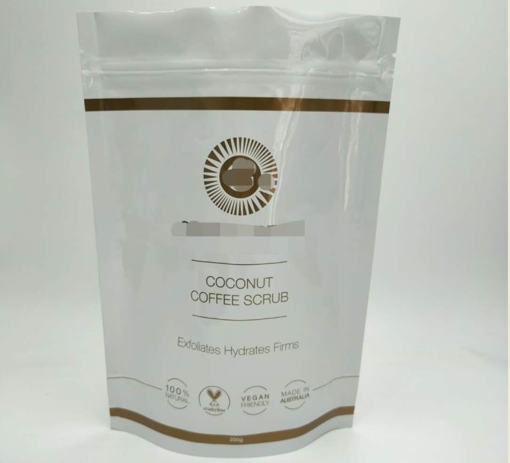 ถุงบรรจุภัณฑ์เครื่องสำอางค์เคลือบเงาสีขาว, ถุงฟอยล์อะลูมิเนียมสำหรับแช่ตัว