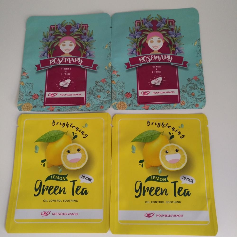 แมท พลาสติกหน้ากากบรรจุ Holographic Tear Notch กับสายเลเซอร์ซิป