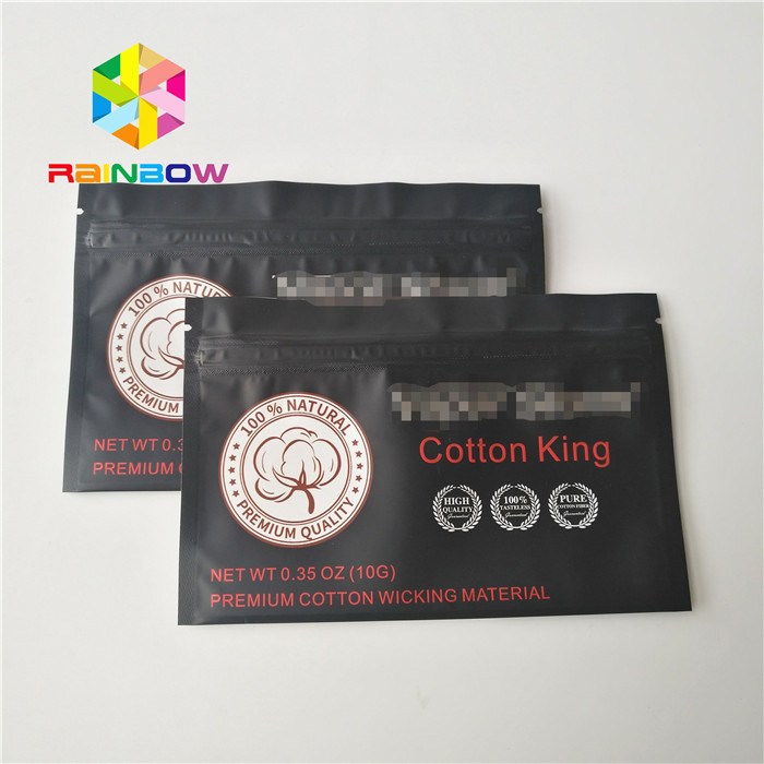 Stand Up Zip Seal Bags สำหรับการแต่งหน้าบนใบหน้า Round Beauty Cotton Pads Fr-20181019-2