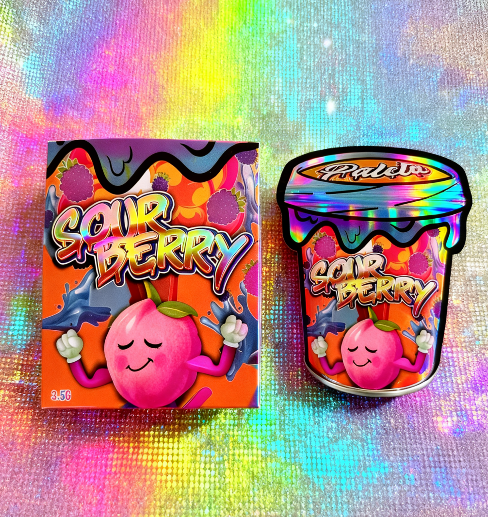 ชุดบรรจุภัณฑ์ไมลาร์ 3.5 สำหรับกล่องและถุงโฮโลแกรม ถุงไมลาร์สำหรับรับประทานได้ขนาด 3.5 กรัมแบบปิดผนึกได้ พร้อมกล่องซีเรียลสำหรับแสดงผล