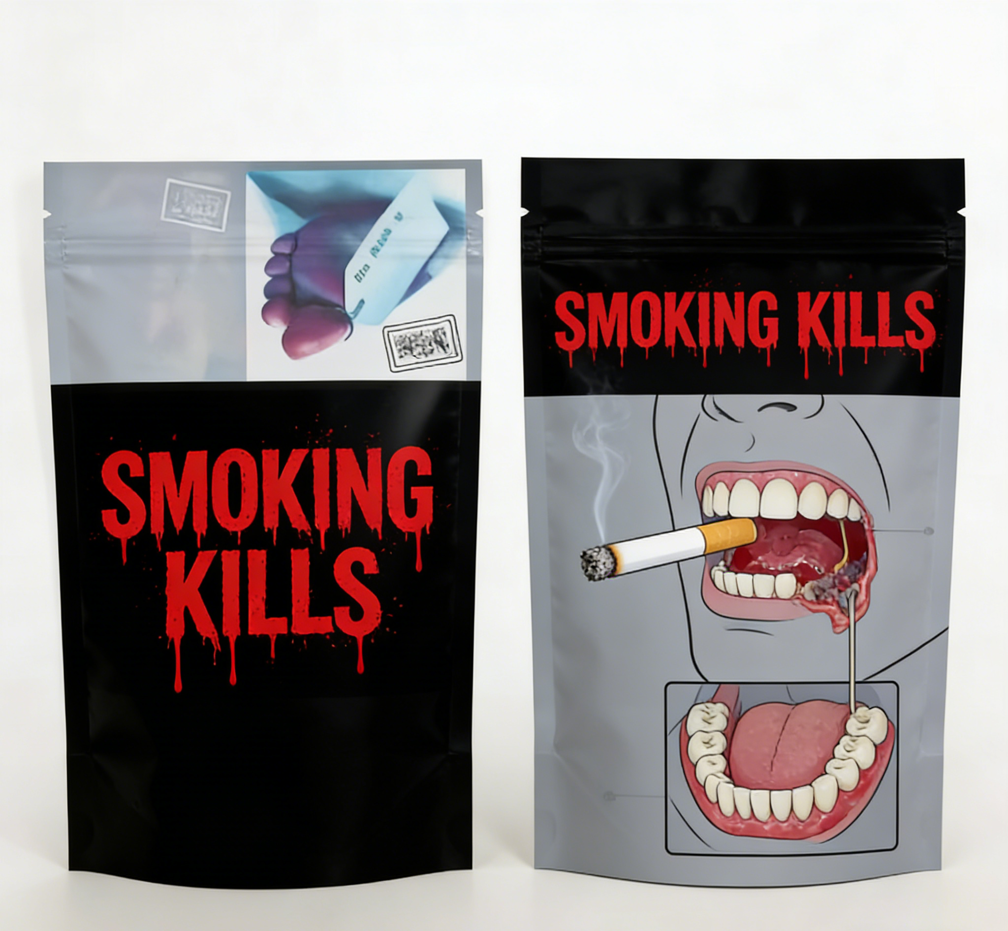 ถุงซิปล็อคไมลาร์แบบตั้งได้พิมพ์ลายสั่งทำพิเศษสำหรับบรรจุภัณฑ์ขนมขบเคี้ยว