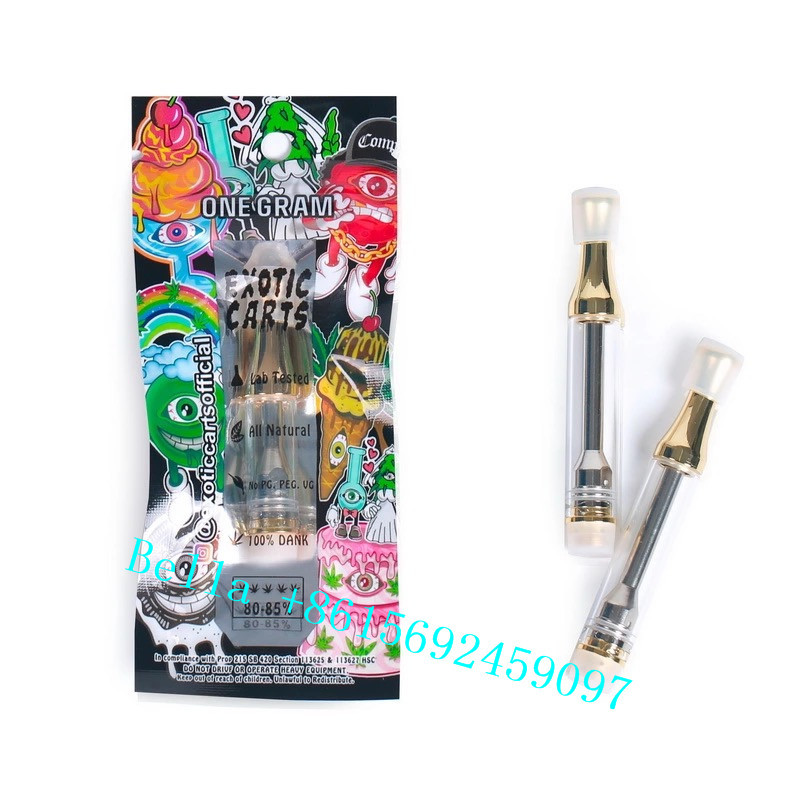 Vape ตลับหมึก Stand Up กระเป๋าบรรจุภัณฑ์โลโก้ที่กำหนดเองล็อคซิปใบรับรอง SGS