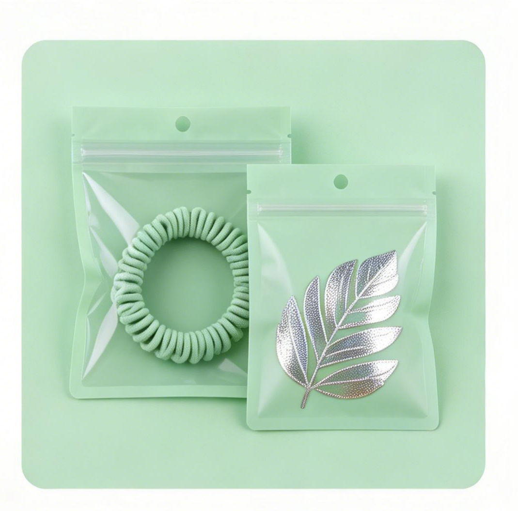 กระเป๋าสะพายพลาสติก PE ที่กําหนดเองสําหรับเครื่องประดับ หูหูกระเป๋าสะพายพลาสติกที่สามารถนําไปใช้ใหม่ได้