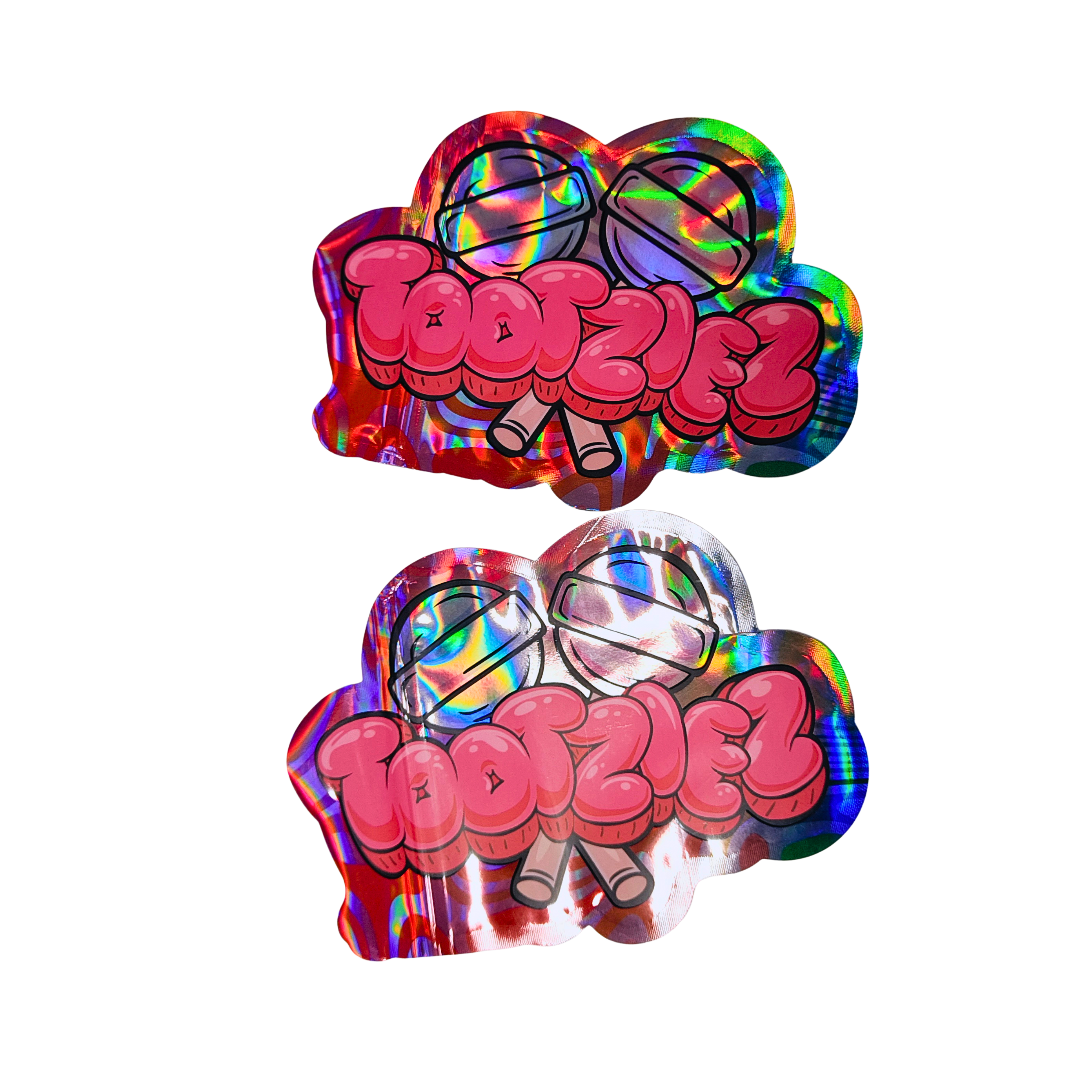 กระเป๋า Mylar แบบโฮโลแกรฟิกตามสั่ง พร้อมซิปที่สามารถปิดใหม่ได้ - กันกลิ่น วัสดุประเภทอาหาร และออกแบบที่สามารถปรับแต่งได้สําหรับบรรจุอาหารว่าง