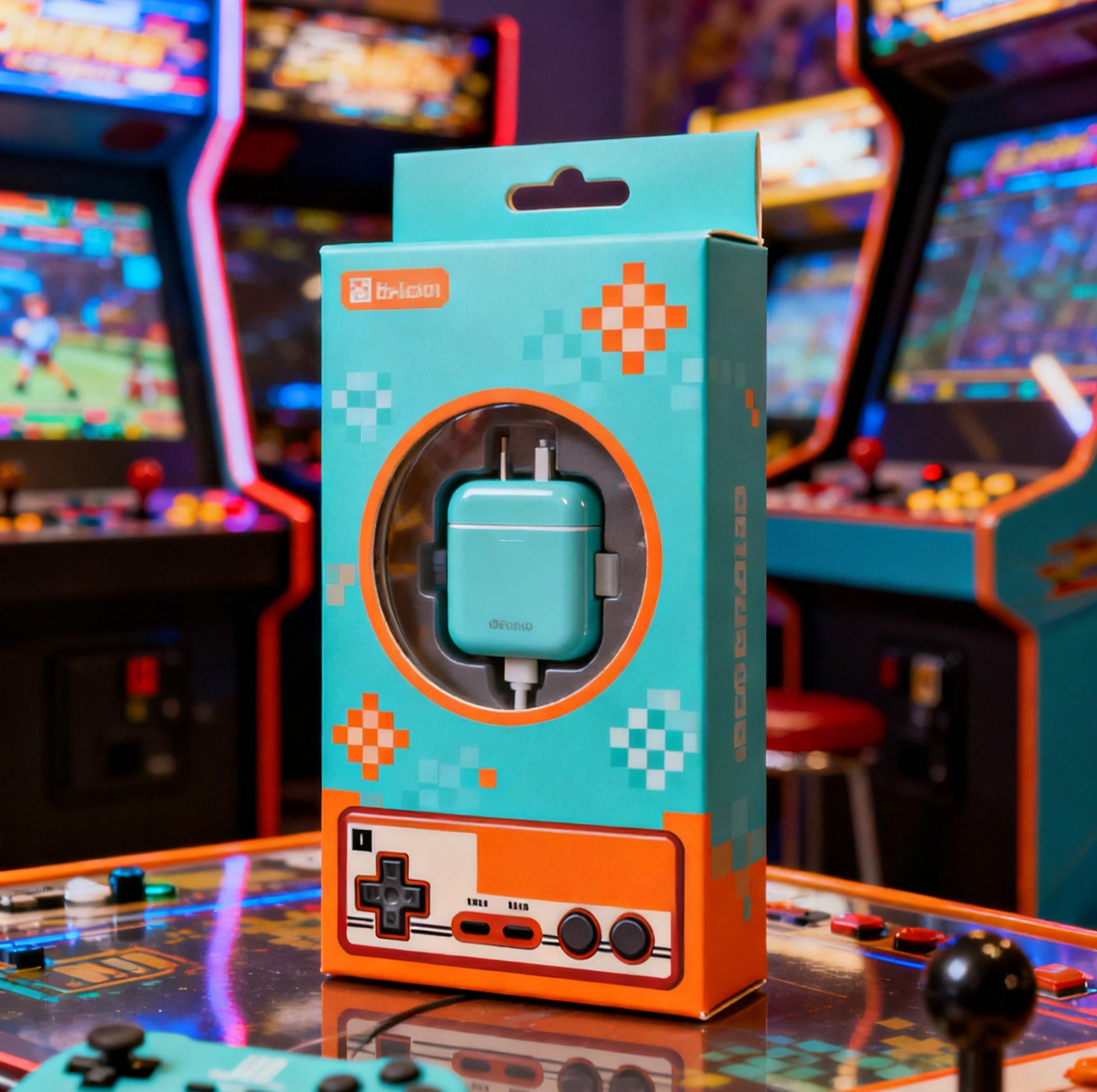 กล่องกระดาษหนา 350 กรัม พิมพ์ลายปั๊มร้อน สำหรับบรรจุสาย USB