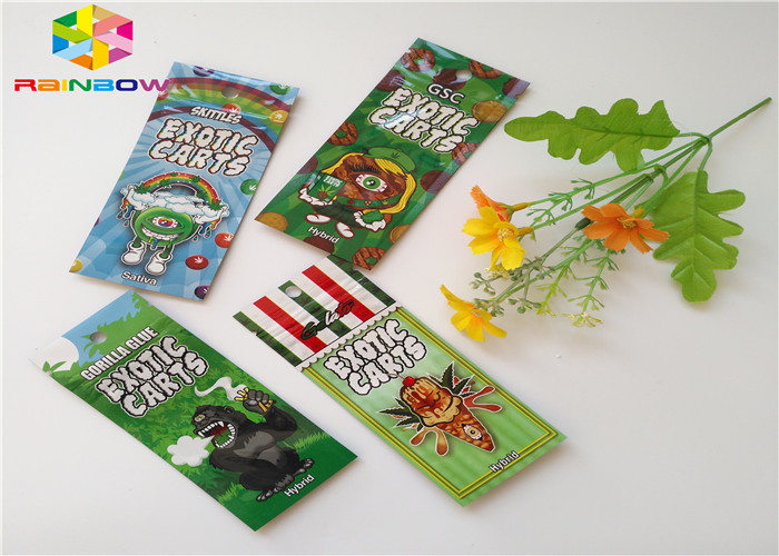 ถุงพลาสติกผนึกสมุนไพรธูป AC1003 CBD Vape น้ำมันบรรจุภัณฑ์ตลับ