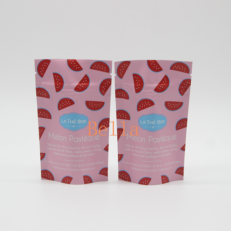 Mylar บรรจุภัณฑ์สมุนไพรธูป Ziplock ใบยาสูบยืนขึ้นถุง 120-180 Mic ความหนา