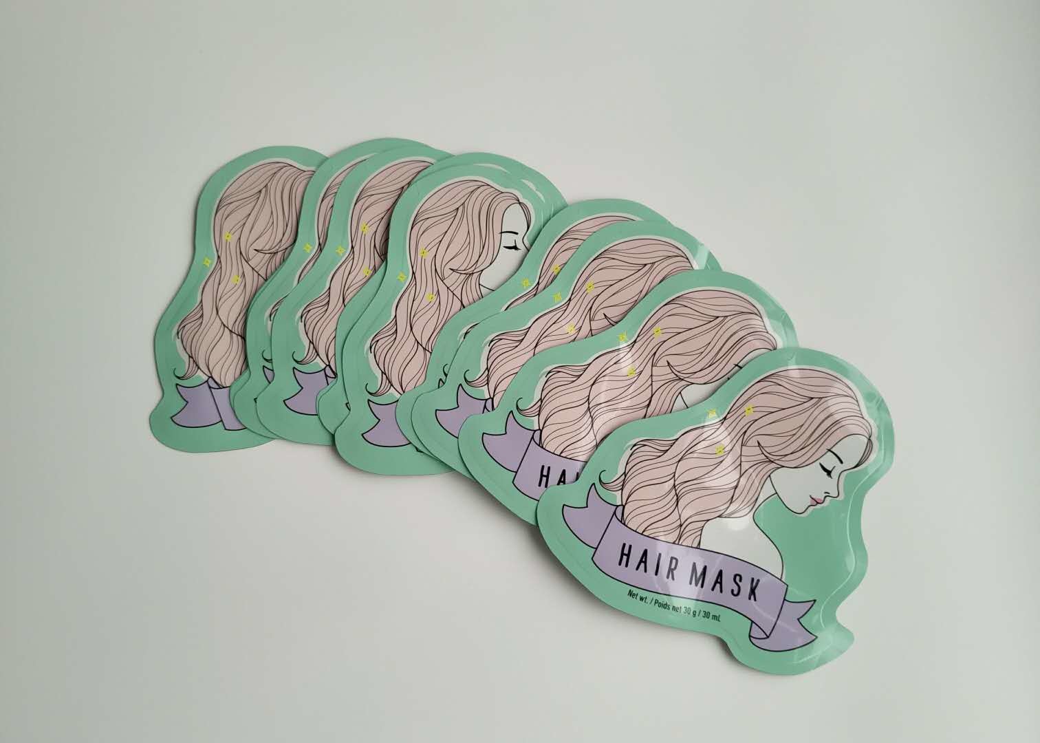 การพิมพ์ดิจิตอลบรรจุภัณฑ์ถุงเครื่องสำอางพอกหน้า Punch รีไซเคิลได้ทุกขนาด