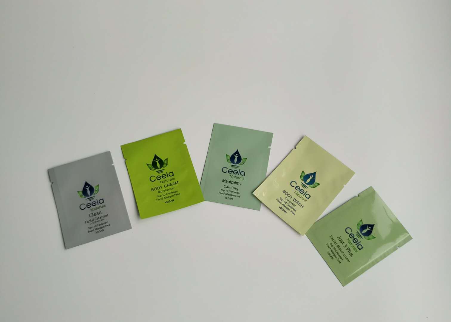 ถุงบรรจุภัณฑ์เครื่องสำอางครีมบำรุงผิว Digital Printing Pouch Custom 5ml Sachet