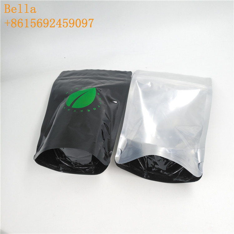 โฮโลแกรมถุงพลาสติกบรรจุภัณฑ์กาแฟ Eco ถุงอาหารที่มีด้านเดียวที่ชัดเจน