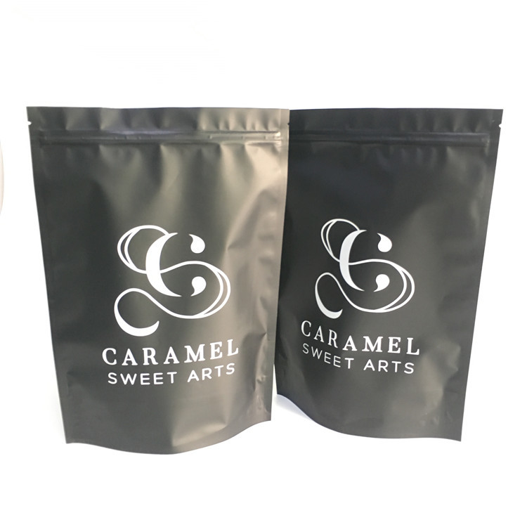 อลูมิเนียมฟอยล์บรรจุภัณฑ์ถุงชากลิ่นหลักฐานหน้าต่างด้านหน้า Mylar ถุงสำหรับ Gummy Candy Weed