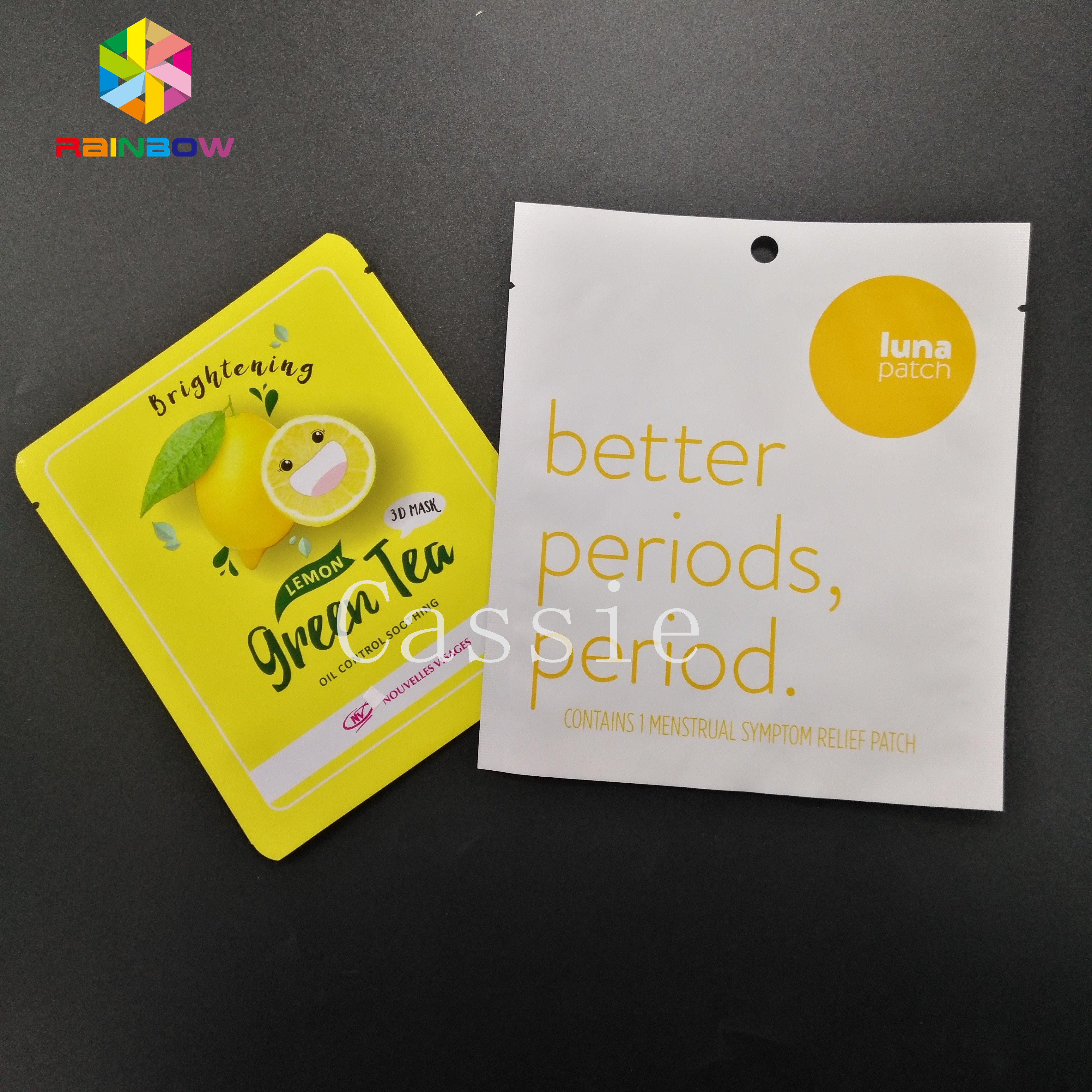 Muti ออกแบบด้ามจับล็อคกระเป๋าสามด้านความร้อนอาหารเกรดอลูมิเนียมฟอยล์ Mylar ถุงสูญญากาศ