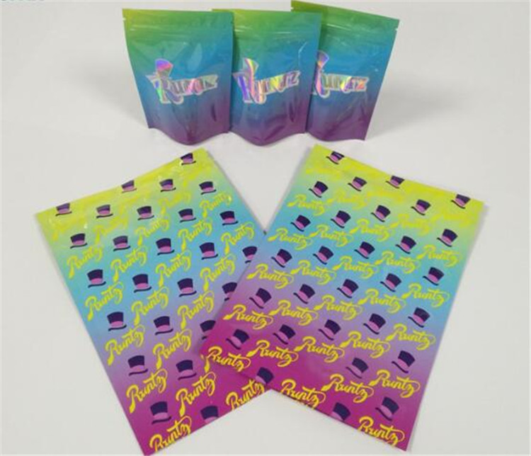 กลิ่นทางการแพทย์พิสูจน์เครื่องสำอางออแกไนเซอร์กระเป๋า Mylar มันวาวฟอยล์มินิ Ziplock CYMK