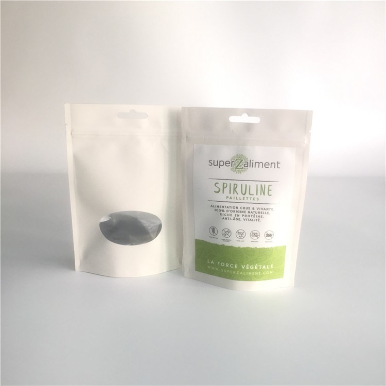 ถุงกระดาษแบบกำหนดเองผนึกได้ยืนขึ้น