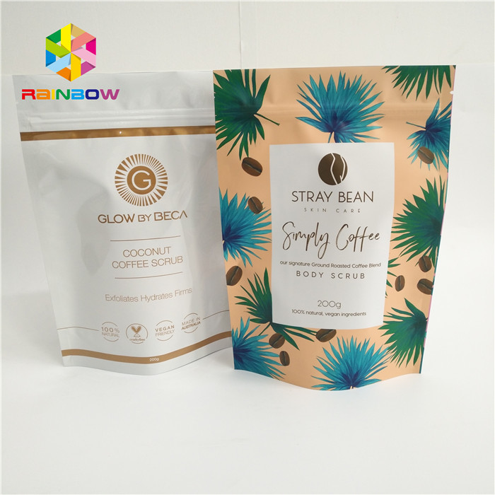 อลูมิเนียมฟอยล์ลุกขึ้นยืนถุงกาแฟ, ถุง Ziplock พลาสติกที่มีรอยฉีกขาด