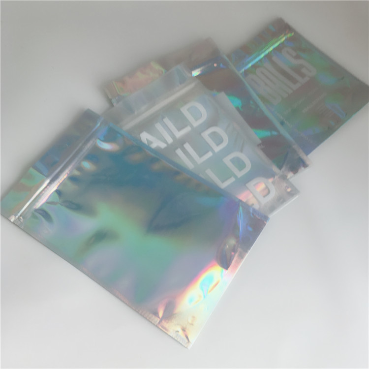 แพทย์ Weed Heat Seal ถุงบรรจุภัณฑ์, กระเป๋าใส่เครื่องสำอางค์ Mylar Zip Lock
