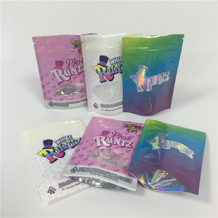 บรรจุภัณฑ์ธูปสมุนไพรที่ทนทาน Jungle Boy Runtz ถุงคุ้กกี้กลิ่นพิสูจน์