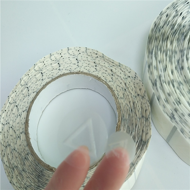 ป้ายเตือนรูปสามเหลี่ยมนูนหดแขนฉลากมาตรฐานที่ชัดเจนสำหรับขวดของเหลวน้ำผลไม้