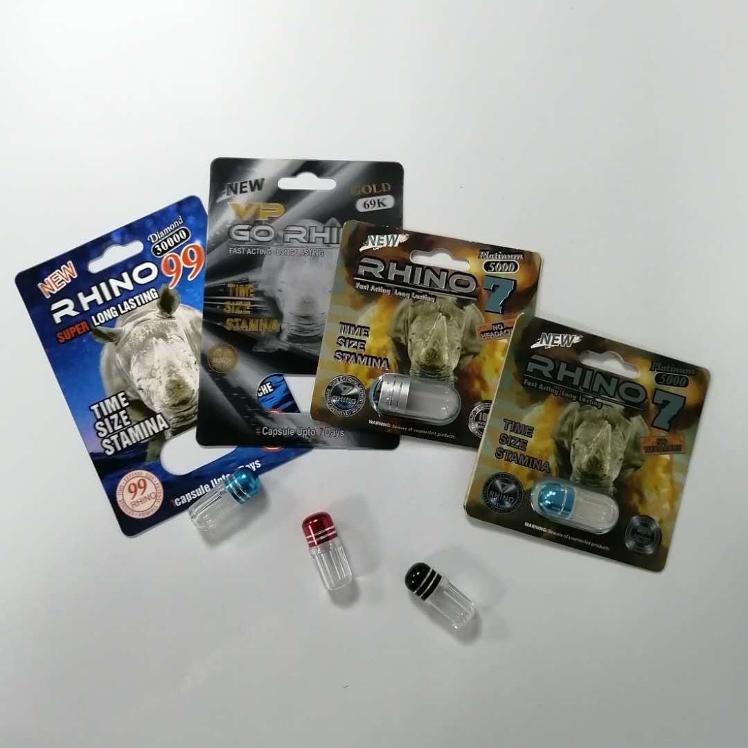 Powful Men Sex Power Medicine บรรจุภัณฑ์พลาสติกบรรจุภัณฑ์บัตรตุ่มเพิ่มประสิทธิภาพทางเพศแรด 69 เม็ดแพ็ค