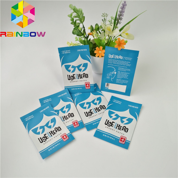 ถุงอลูมิเนียมฟอยล์ขนาด 4x6 นิ้วบรรจุภัณฑ์ป้องกันกลิ่นลามิเนต Mylar พลาสติกโลโก้ที่กำหนดเอง