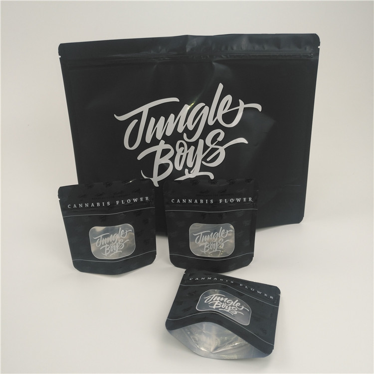 พิมพ์แบบกำหนดเองเคลือบธูปสมุนไพรบรรจุภัณฑ์ถุงฟอยล์ Mylar Childproof Ziplock